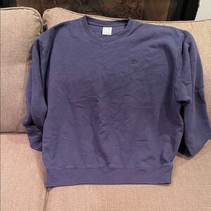 Blue Sweatshirt Varsity Logo